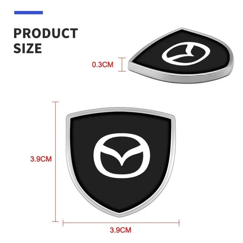 3D Metal Badges Car Body Decoration Decals Sticker For Mazda 6 3 CX5 2 CX7 Demio Atenza Axela MX30 CX30 CX3 CX9 MX5 RX8 RX7