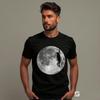 Rock Climbing Moon Men's T-Shirt, Mountain Climb Space Climber Love Gift Tee Top