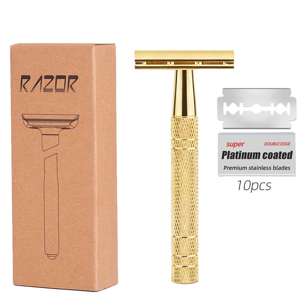 Retro Double-Sided Platinum Manual Shaving Razor