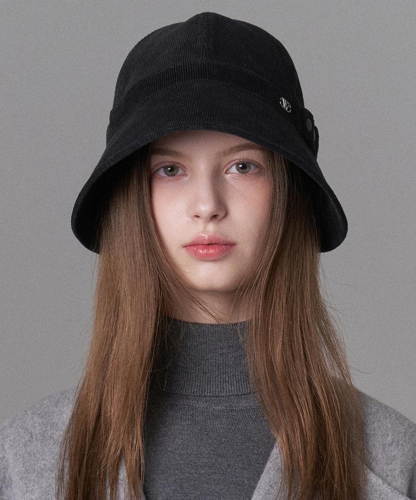 Hwaiteusaenjeu Corduroy Earmuff Bonnet Hat Arisak (6 Colors)