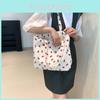 Stylish Korean Sweetheart Tote Bag In Black Brown Pink Or White For Trendy Casual Looks