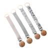 4Pcs Pacifier Clip Chain for Baby Infants Soothing Toy Lanyard Strap Dummy Holder Rope Prevent Loss and Contamination
