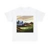 Vintage Style Golf Art Tee T Shirt Futuristic Sleek Techno Innovative Graphic