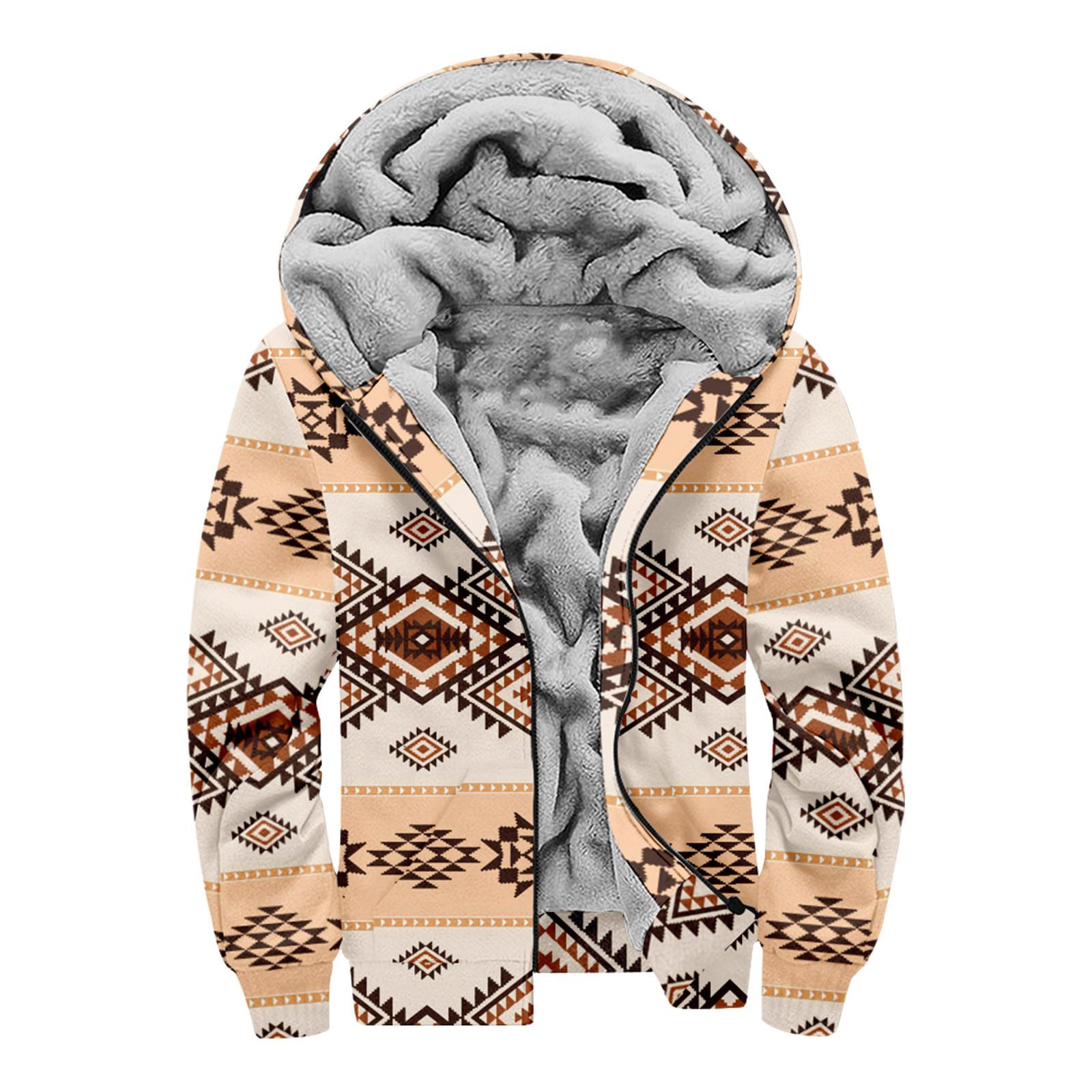 

Мужской индивидуальный повседневный свитер на молнии с длинным рукавом и принтом, толстый хлопковый костюм, зимний костюм XL хаки