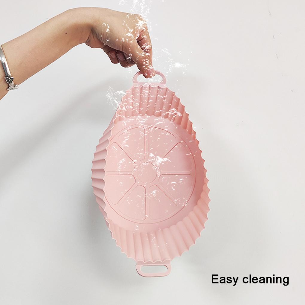 Silica Gel Silicone Air Fryer Liner Easy To Clean Non-Stick Mess-Free Cooking Heat-resistant Durable