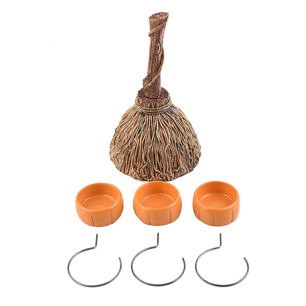 Halloween Broom Pumpkin Cups Halloween Party Is Perfect For Weddings Special Occasions Or Everyday Meals Resin Four Cups