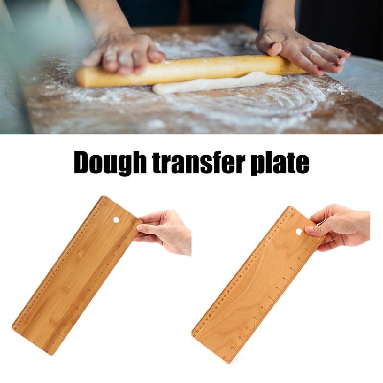 Kitchen Wood Bread Peels Bread Flipping Plate Dough Transferring Plate Wood Texture Suitable for Various Dough Size