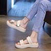 Fashion CRLAYDK Slide Sandals for Women Hook&Loop Fashion Platform Summer Dressy Open Toe Walking Casual Outdoor Beach Slip On Slippers