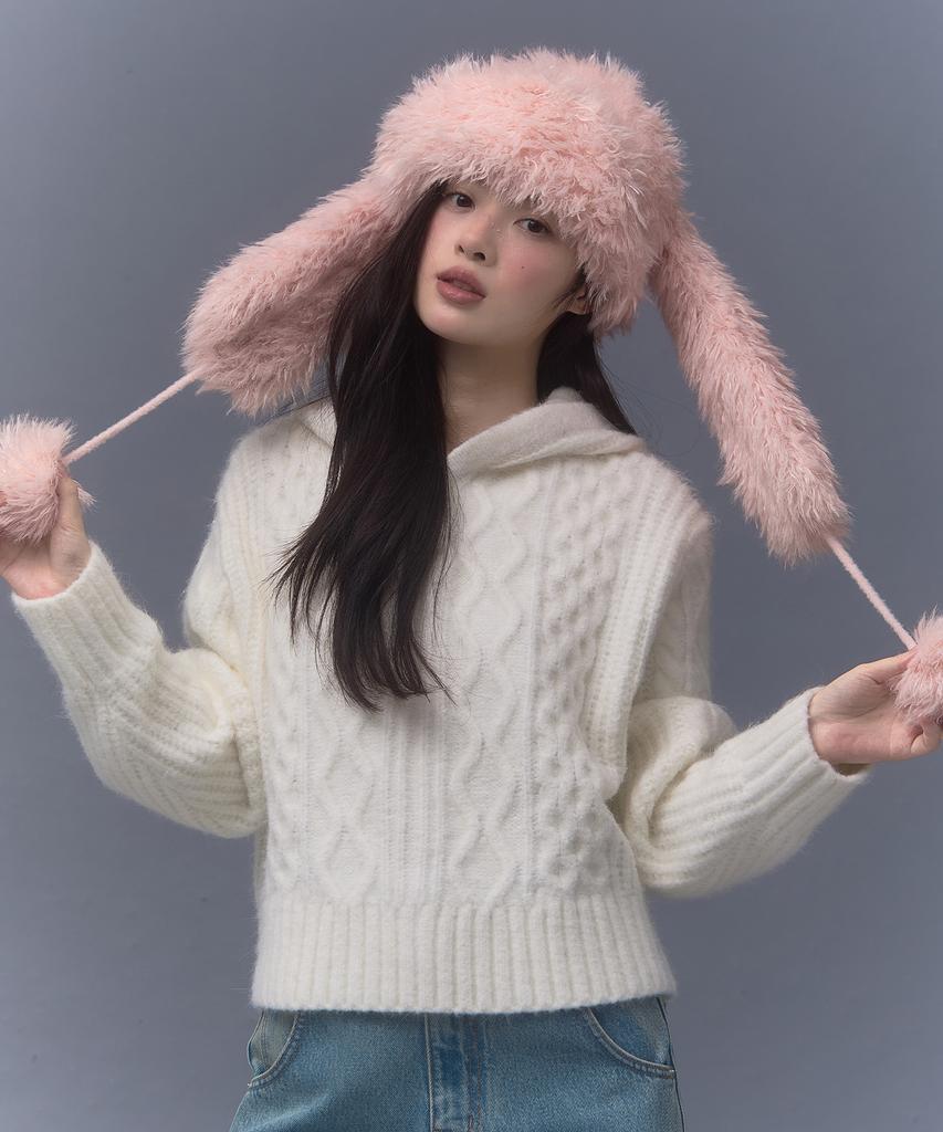 Deotiseu Tis Rabbit Fur Hat_Tt5W710Pk