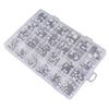 400pcs 24value Electrolytic Capacitor Assortment Kit 1uF 1000uF 6.3V 50V Aluminum Assorted Capacitors with Storage Box