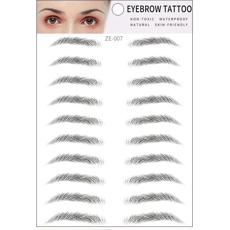 3D Waterproof Eco-Imitation Eyebrow Tattoo Stickers