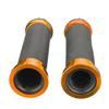 2Pcs 7Inch 8 Inch Motorcycle CNC Aluminum Rubber Gel Hand Grips For 22mm Handlebar Sport Bike Motorcycle Accessories Free Ship