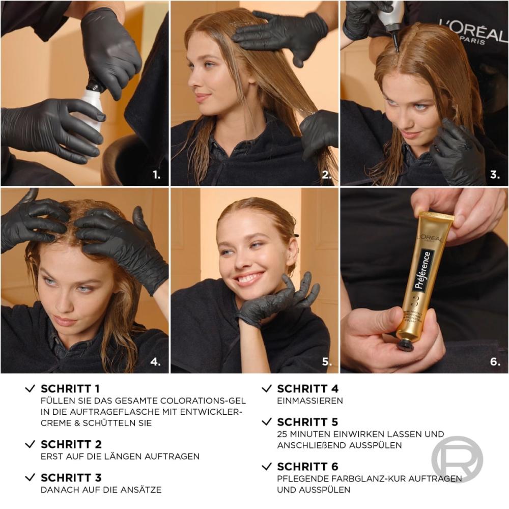 L'Oreal Preference Hair Dye 4 Natural Brown 1st