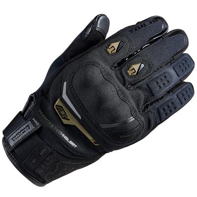 RS Taichi Motorcycle RST451 Waterproof Rain Gloves with Touchscreen Compatible and DRYMASTER Compass Gloves Gloves, Black/Khaki, M, All-Season
