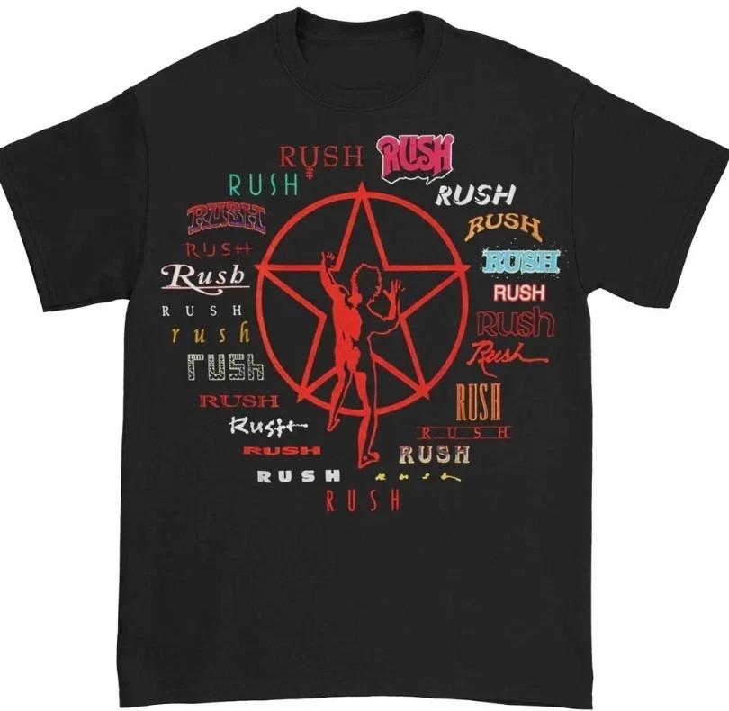 !!! RUSH Band T-shirt Cotton All size S-5XL Gift For Fan Tee Unisex T-Shirt XXXL