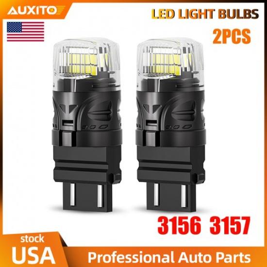 3156 3157 LED Bulb Reverse White Light 6500K Bright DRL Super Turn Signal Light