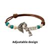 Bohemian Adjustable Bracelet For Women And Men Elegant Handchain With Turquoise Horse Detail Wrist Accessories