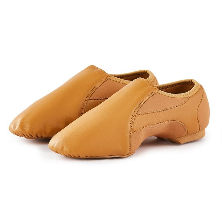 Stretch Fabric Jazz Shoes for Adults Latin Dance Training Ballet Shoes 29 верблюд