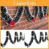 65ftx90mm Chunky 2m Tinsel Chrismas Tree Decoration Xmas Bowknot Garland