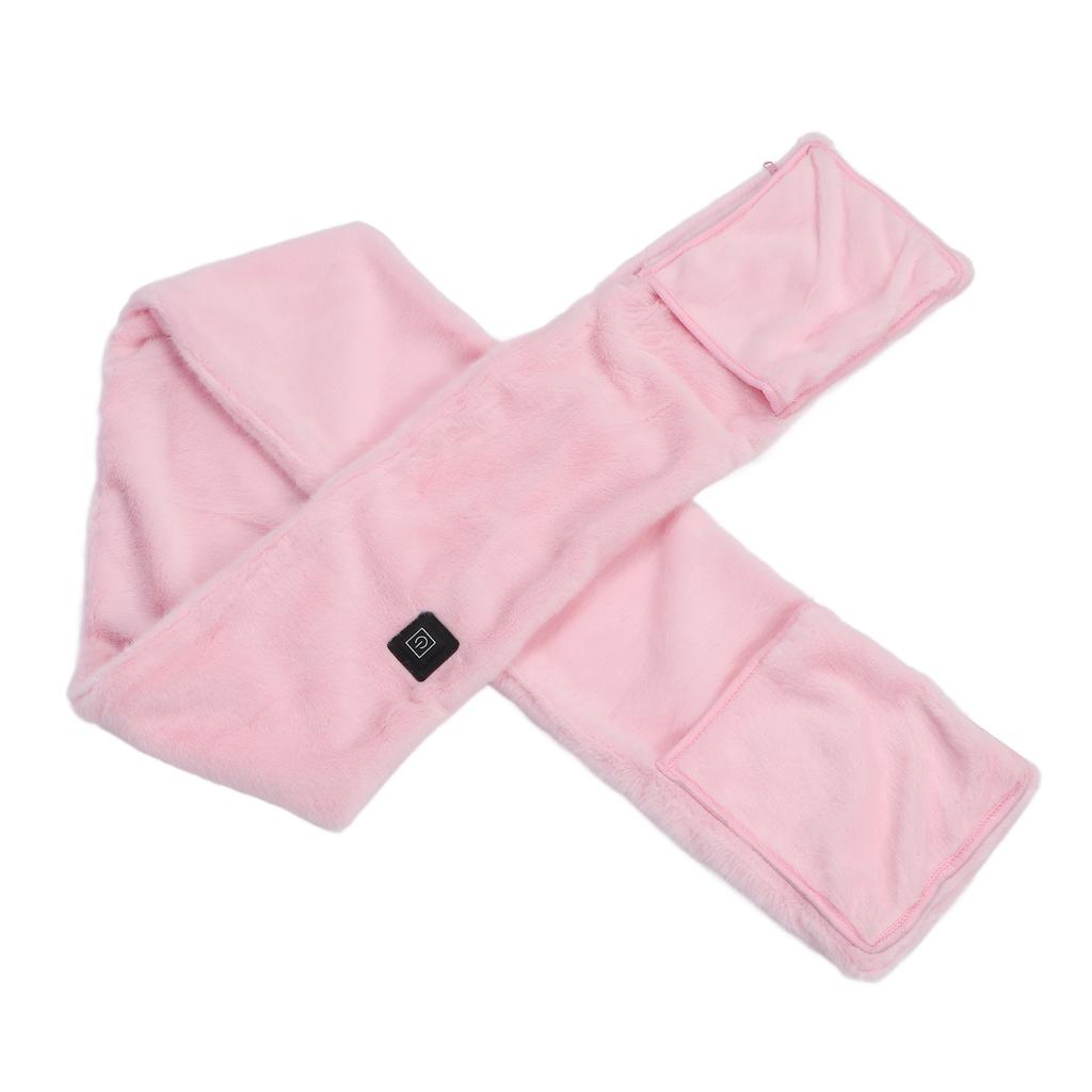 Heated Scarf USB Anti Cold   Lasting Quick Heating Soft Electric Heating Scarf Neck Warmer for Winter