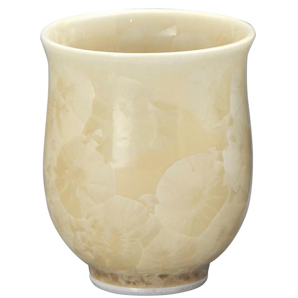 Kyo-yaki Kiyomizu-yaki Touan Gold Flower Crystal Tea Cup