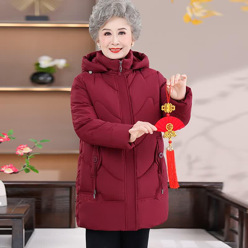 Hodo Women's Mid-Length Winter Padded Coat