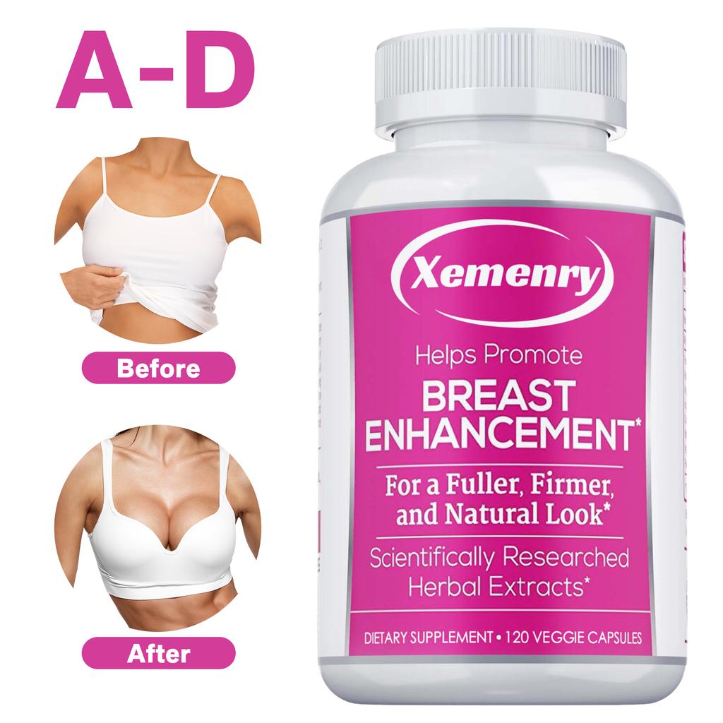 XEMENRY contains Vitamin C, fenugreek extract, is non-GMO, vegetarian capsules, and supports overall health.
