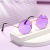 New Vintage Octagonal Sunglasses Ocean Lenses Sun Glasses Shades Women Men UV Protection Eyewear Summer Beach Glasses