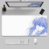 HD Printing Pretty Thread Draft Girl Laptop Mousepad PC Gaming Mouse Pad Computer Mouse Mat Non-slip Carpet Keyboard Mat Deskmat