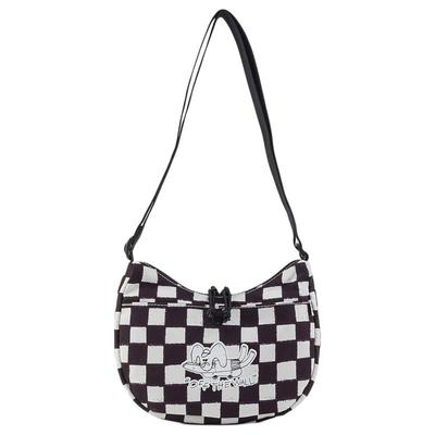 Asian Artist Alliance RIROO Collaboration Print Shoulder Bag Unisex Black & White Vans VN000QF8FBA