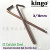 Kingo S2 3/16mm Bronze Ball End Hex Wrench