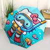1pc Hello Kitty Scuba Diving Adventure Umbrella with Plastic Handle,Suitable for All Seasons Home Travel Outdoor UmbrellaSanlio124