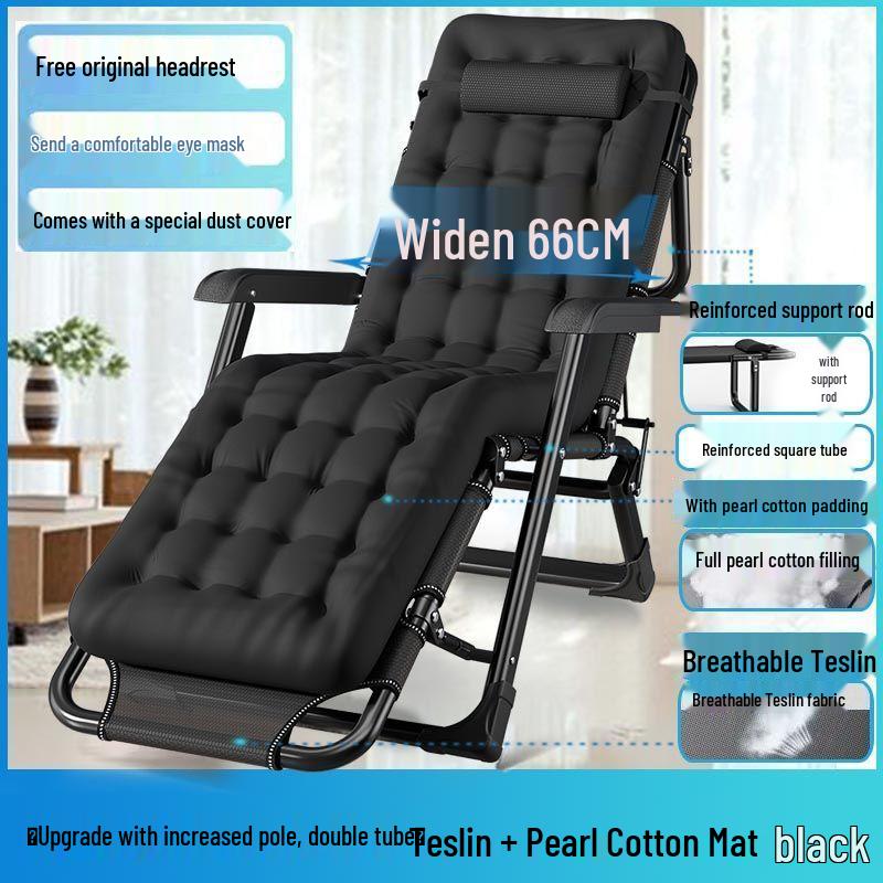 Folding Multi-functional Recliner Chair for Office, Beach, Home: Perfect for Nap and Lounge