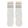 Two Wolves Women's Non-Slip Ballet Yoga Socks, Mid-Calf, Pure Cotton, Sweat-Absorbing, Anti-Odor.