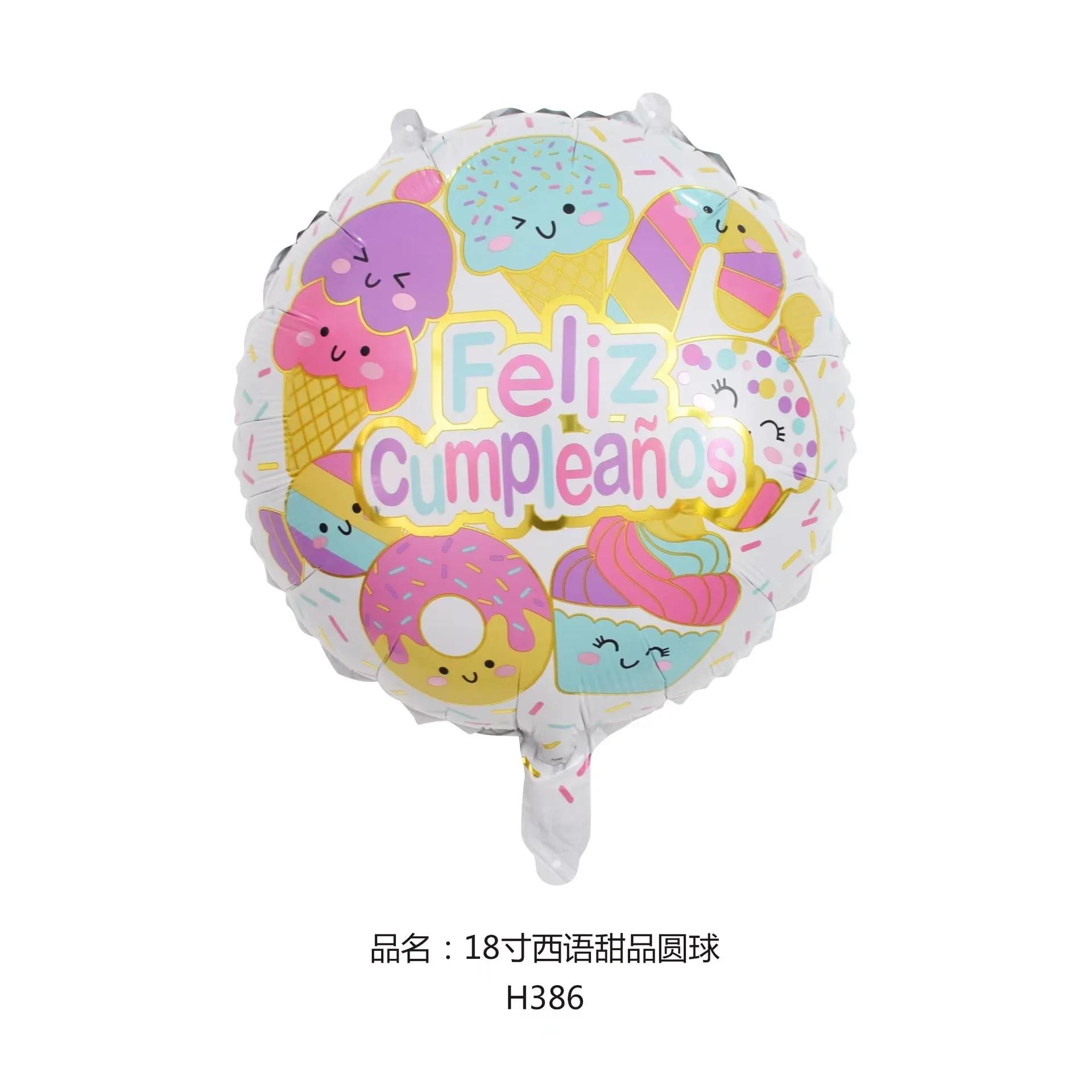 

Candy Color Ice Cream Dessert Series Shape Foil Balloons Summer Children s Birthday Party Candy Bar Decorations Kids Toys Other