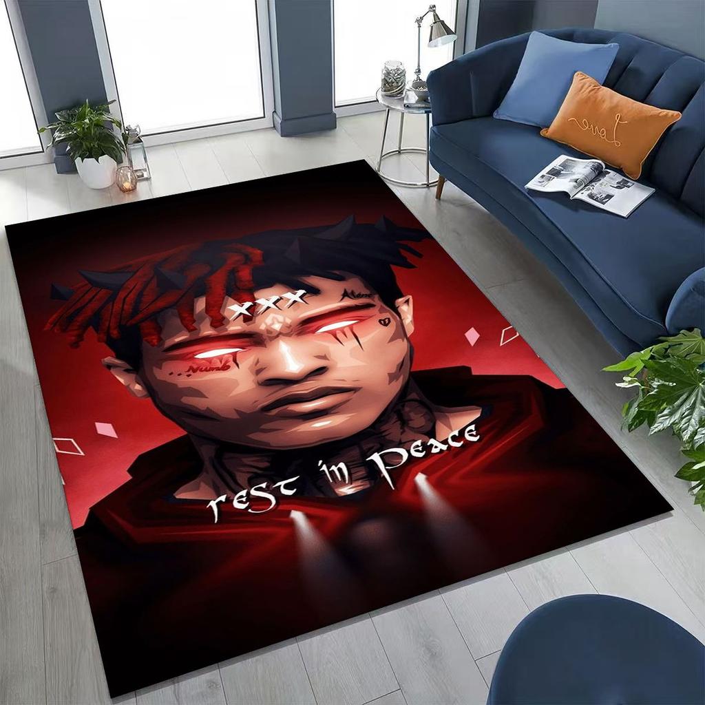 Legends Rapper Collection HIP HOP Rap Star Art Rug for Bedroom Living Room Sofa Home Doormat Decor, Large Kid Non-slip Floor Mat
