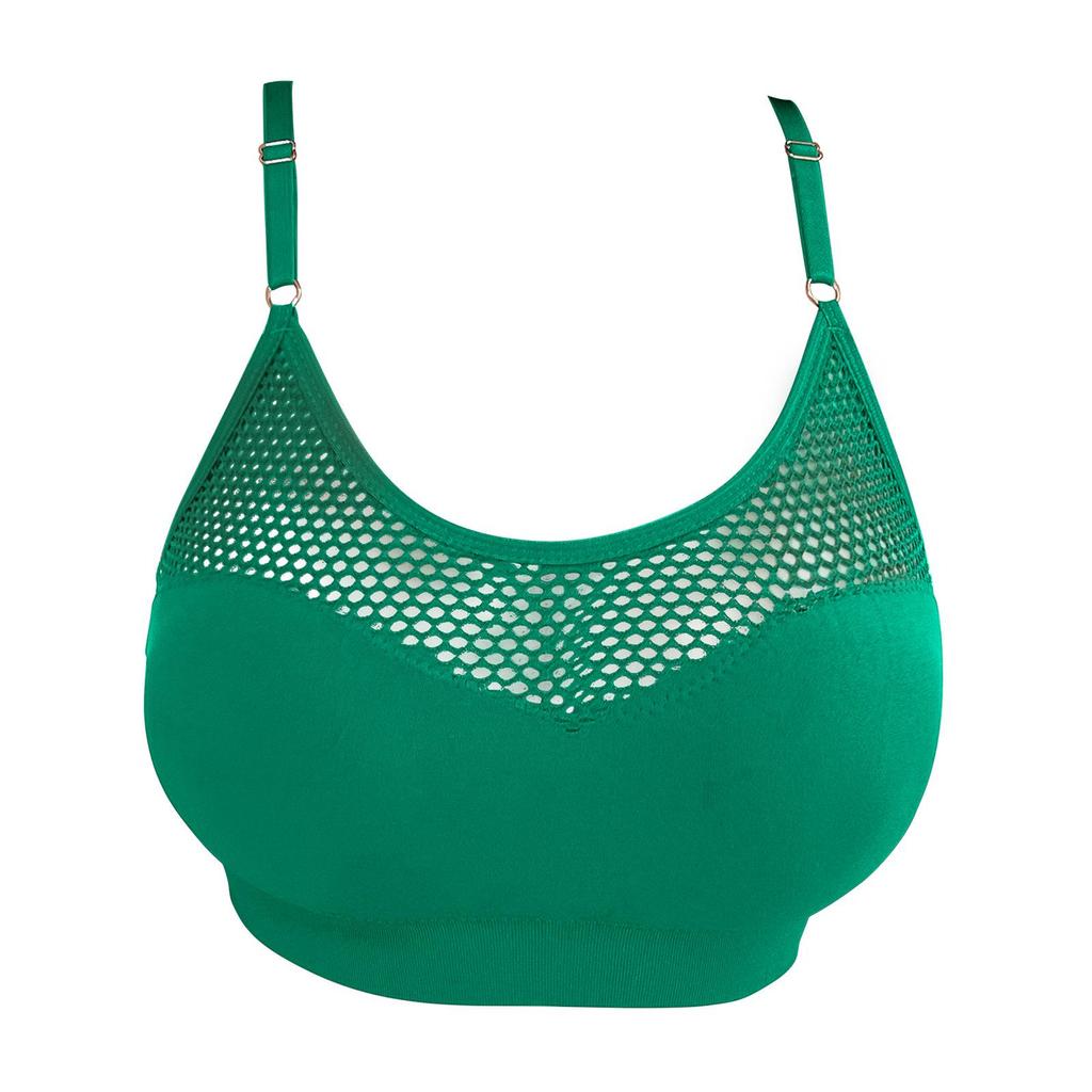 Zeriluna Sexy Netz-Crop-Top: Modische, Ausgesparte, Mehrfarbige, Bequeme, Atmungsaktive Unterwäsche