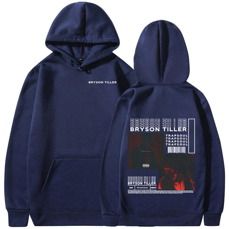 Rapper Bryson Tiller Trapsoul Music Album Hoodies Men Women Hip Hop Vintage Oversized Sweatshirts Casual Long Sleeve Pullovers