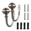 2Pcs Vintage Style Curtain Holdbacks Wall Mounted Tieback Hooks Drapery Tie Backs  Home Decor