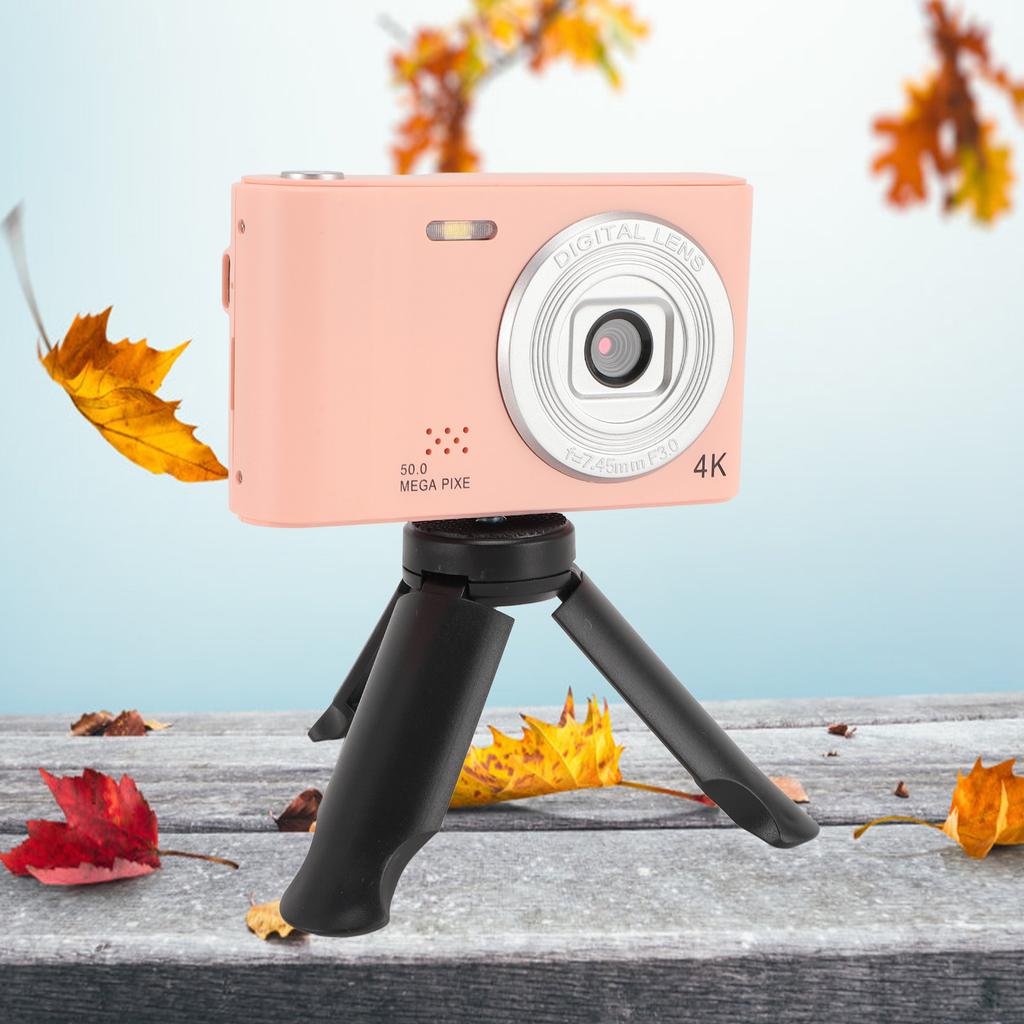 Digital Camera with Front and Rr Dual Lenses 50MP HD 2.4 Inch   Screen Autofocus ket Compact Travel Camera for