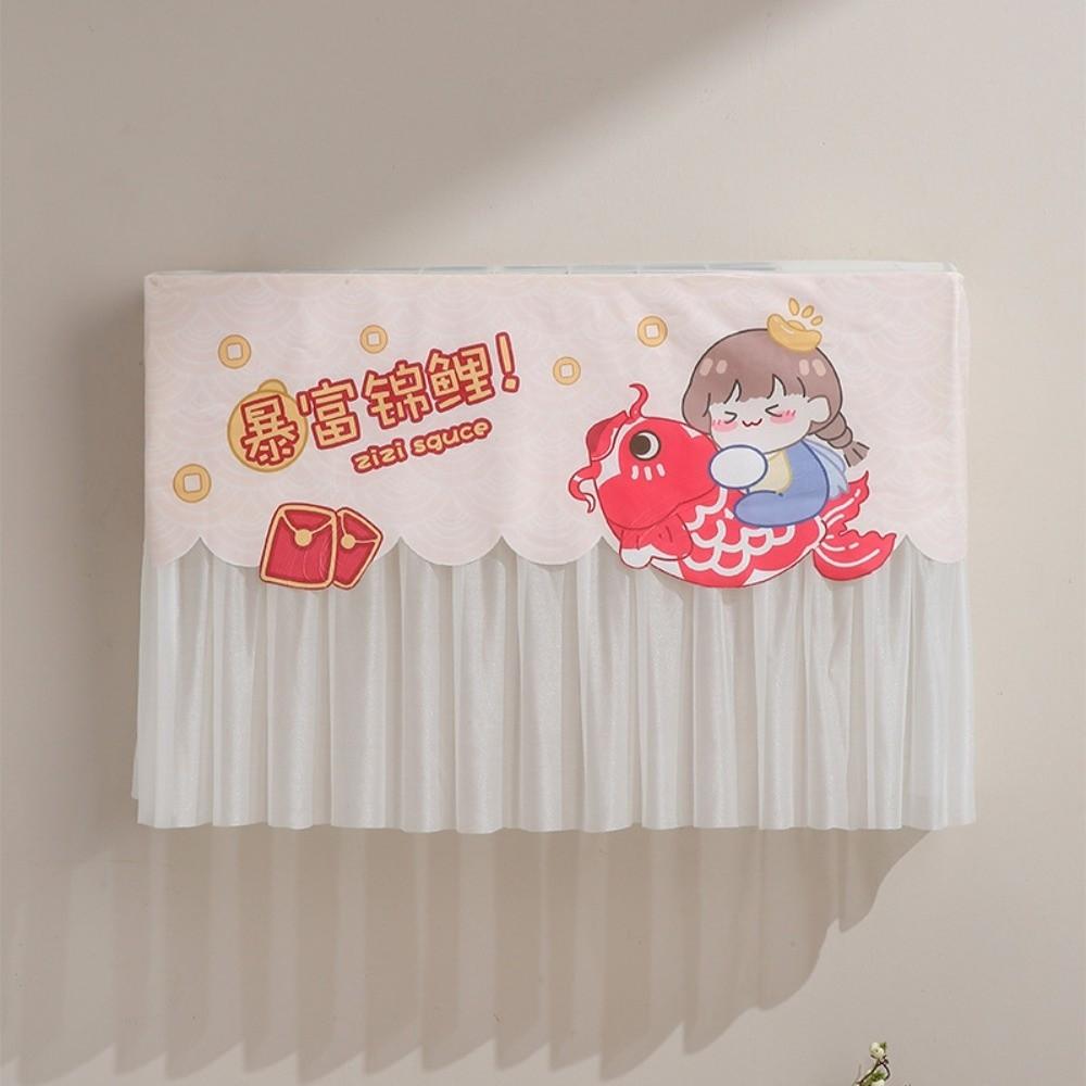 

Удобный Милый Мультяшный Пылезащитный Чехол для Кондиционера Моющийся Пылезащитный Чехол для Кондиционера Легкий Портативный Защитный Чехол Бытовой