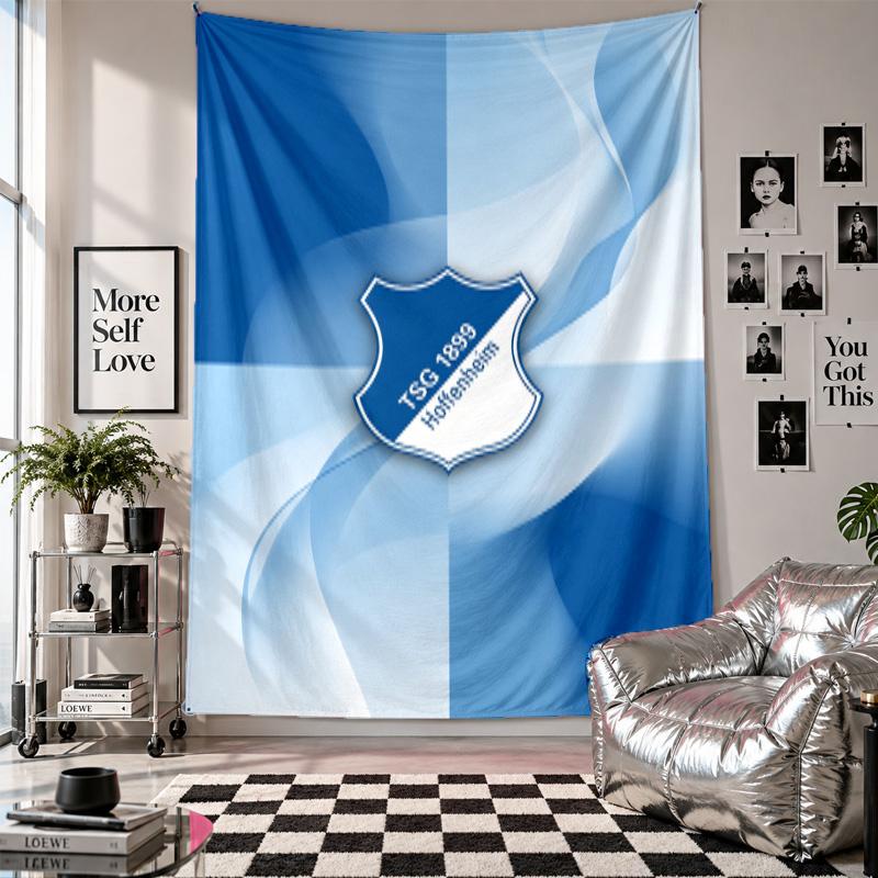 TSG Hoffenheim FC Wall Tapestry Home Decor Wall Hanging Cloth for Bedroom Living Room Background
