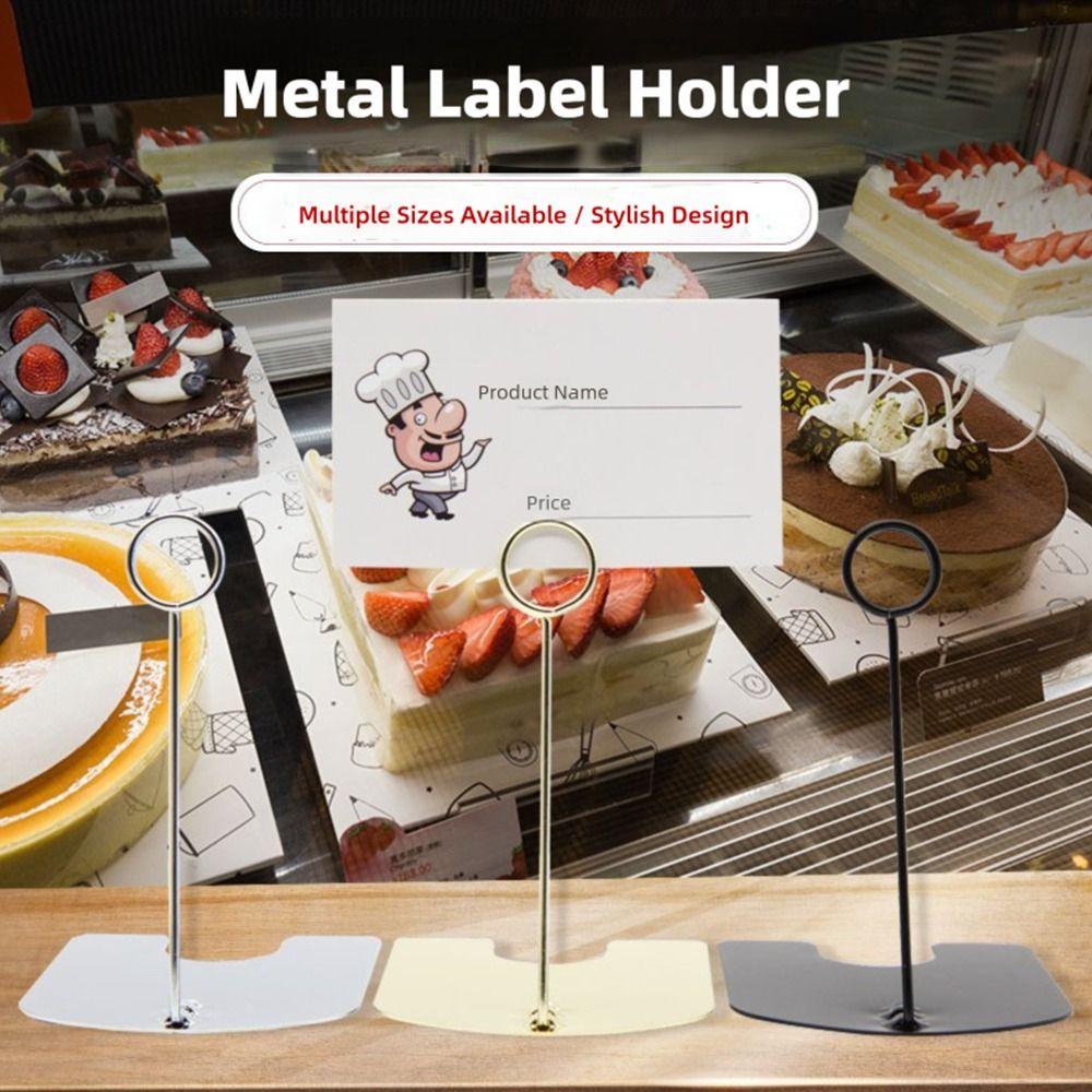 Langlebiges Metallmaterial Metall-Pop-Clip-Displayständer Mehrzweck-Visitenkartenständer Schildhalter Foto-Klammer Einzelhandelsgeschäft
