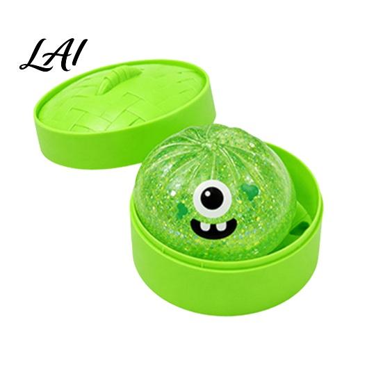 Dumpling Stress Ball Halloween Squeeze Toy Pumpkin Ghost Bat Steamed Bun Sensory