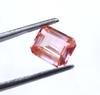 4.30 Carat Attractive Offer Peach Sapphire Emerald Shape Sri Lanka Certified Gemstone SN27