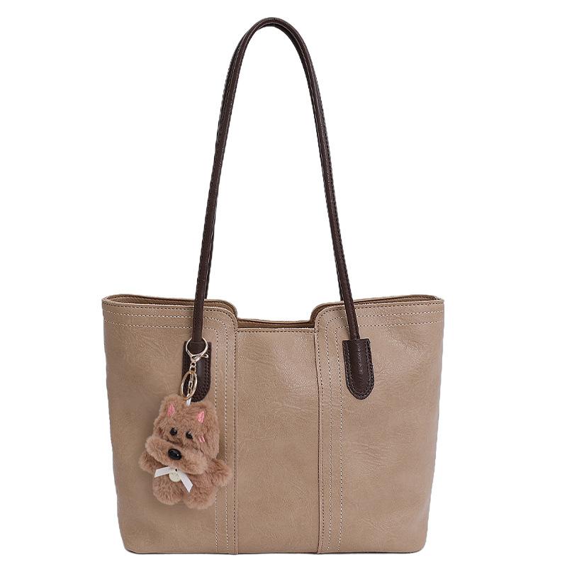 2025 Autumn and Winter New Retro Large-capacity Tote Bag Women's Versatile High-end Handheld Underarm Bag Commuter Shoulder Bag