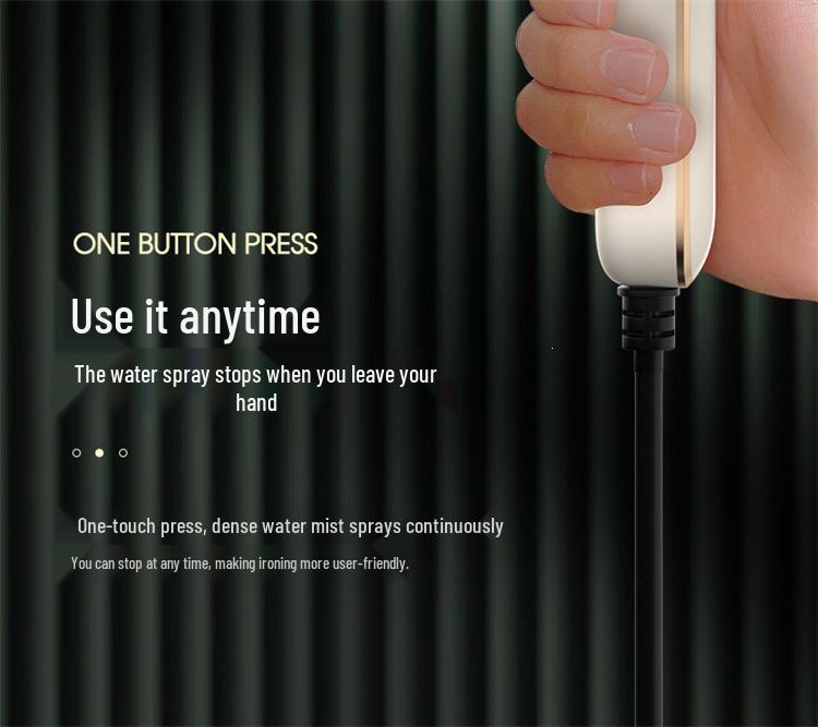 Compact Handheld Electric Garment Steamer and Iron