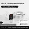 45W Gallium Nitride Fast Charger with Three Ports for iPhone 16 Pro Max