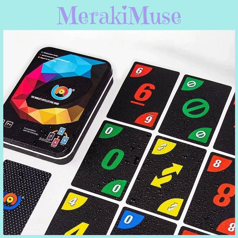 Game Cod Uno Black Board Game Cards Pvc Plastic Family Party Casual Gifts Prop