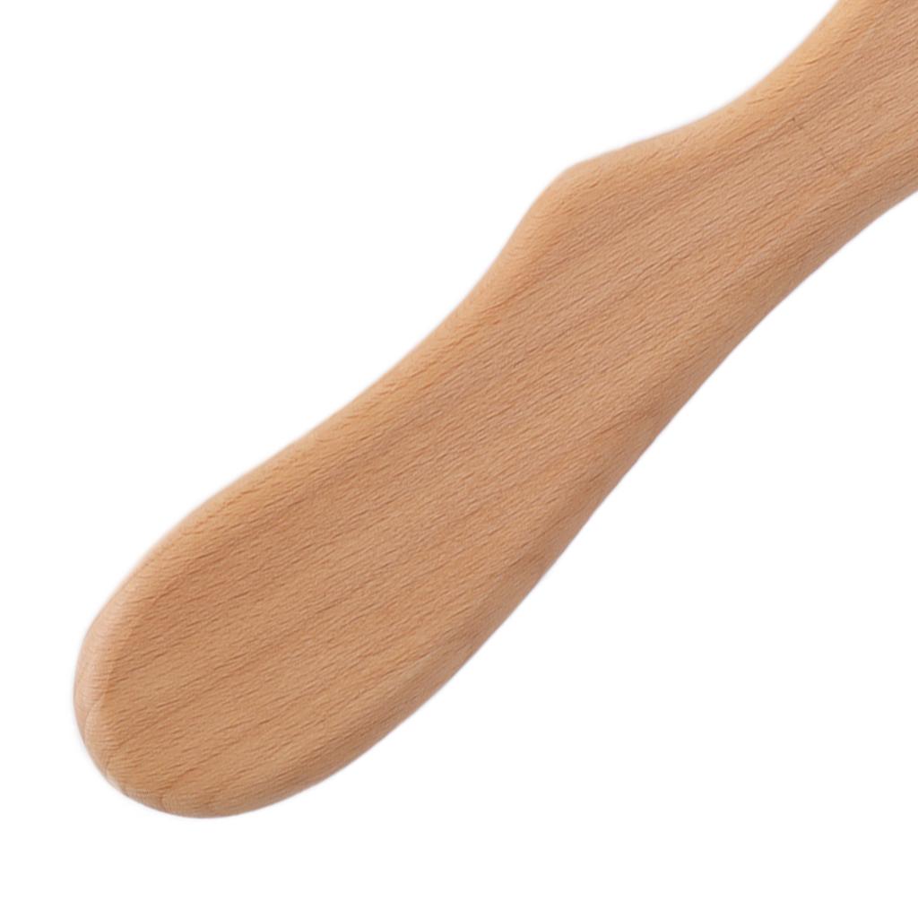 Wooden Scraping Board Stimulating Lymphatic Clearing Cellulite Beauty Dredge Board